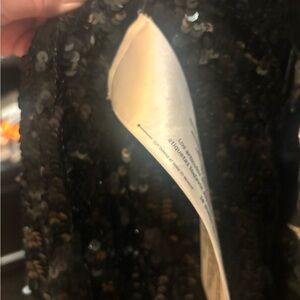 Mac Duggal Black Sequin One Shoulder Dress